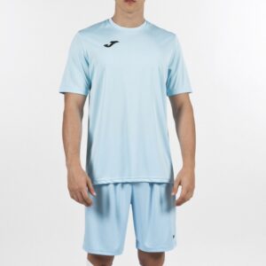 Joma T-Shirt Combi MC Bleu Ciel