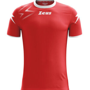 10 x Zeus Maillot Mida Rouge - Blanc