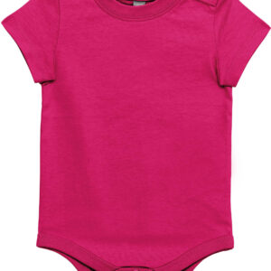 Body manches courtes bébé fushia