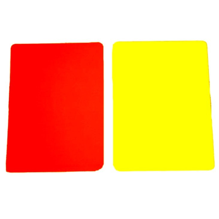 1 Carte Jaune + 1 Carte Rouge