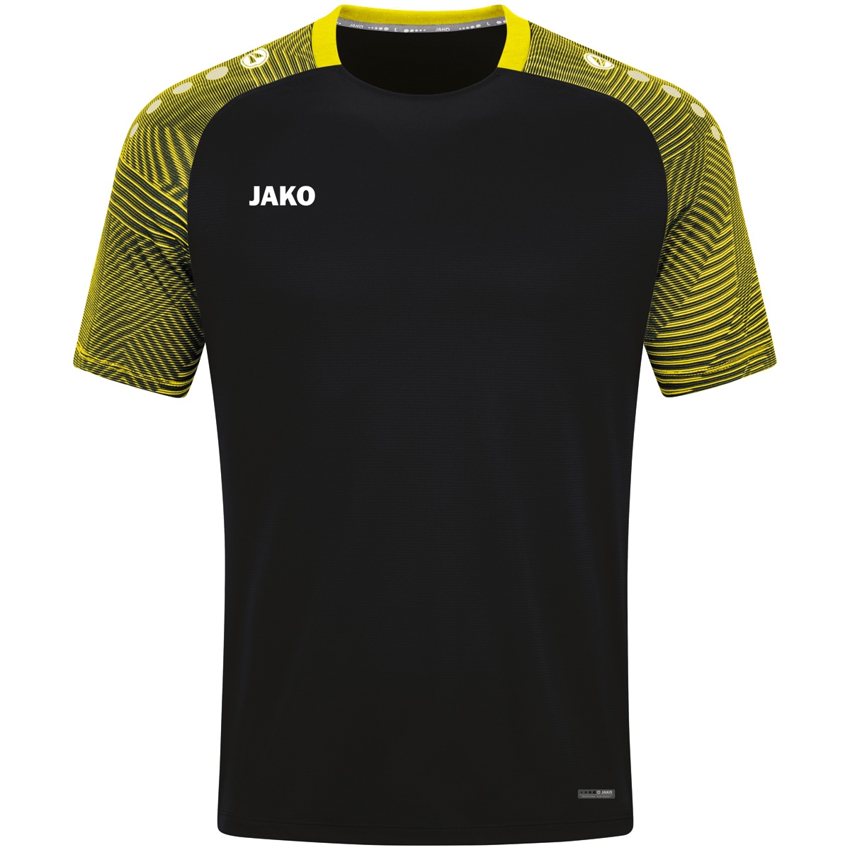 JAKO T-shirt Performance noir/jaune